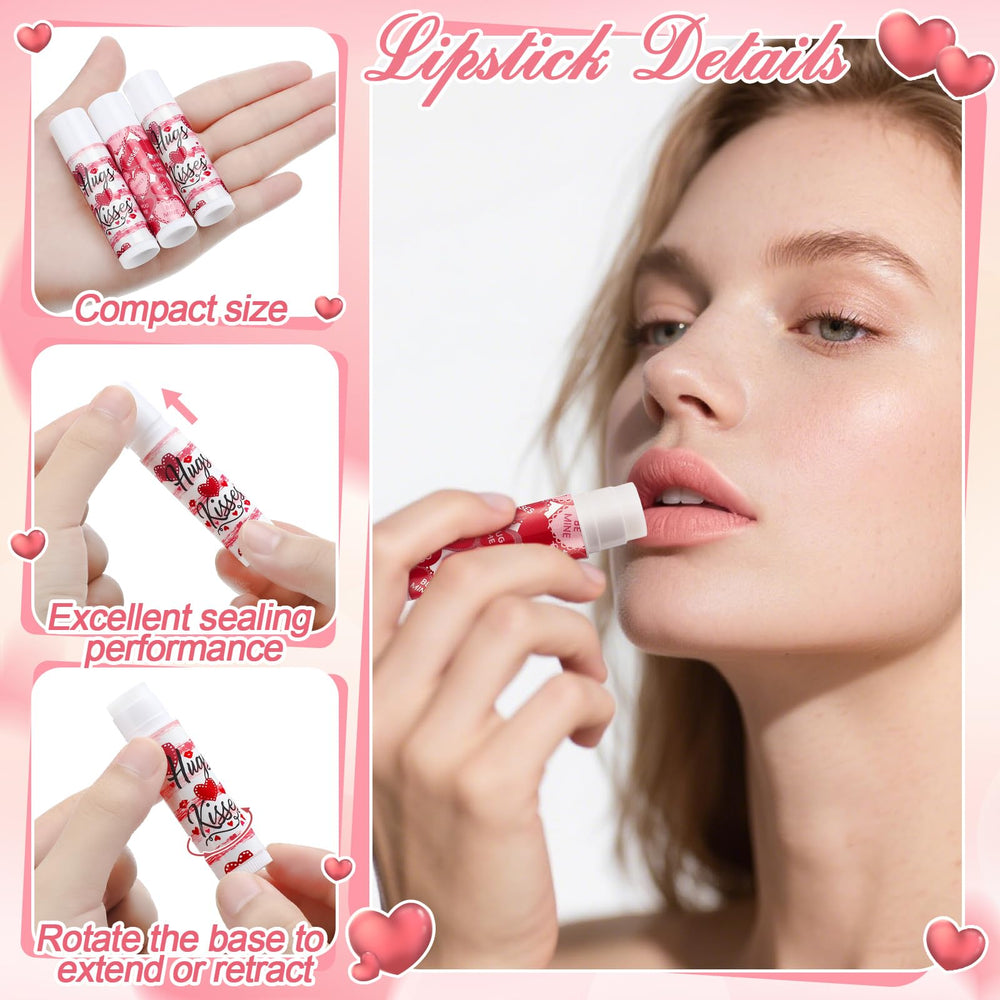 Demissle valentines gift set heart-patterned packaging for Galentine or office swaps.