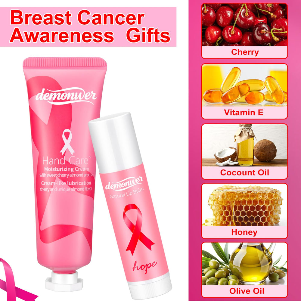 Demonwer pink ribbon thank-you cards for thoughtful event messaging.