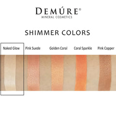 Demure 33-shade palette provides versatile shimmer for day-to-night looks.