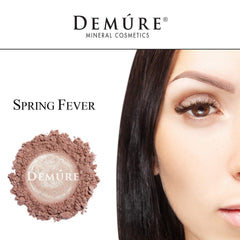 Demure eye makeup lightweight pigment on skin for lasting shimmer.