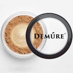DEMÚRE Eye Shadow Loose Powder Gold Shimmer for lasting glow.