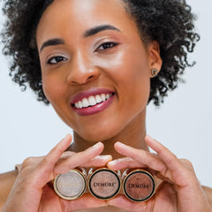 Demure Eye Shadow water resistant mineral formula offers lasting shine.