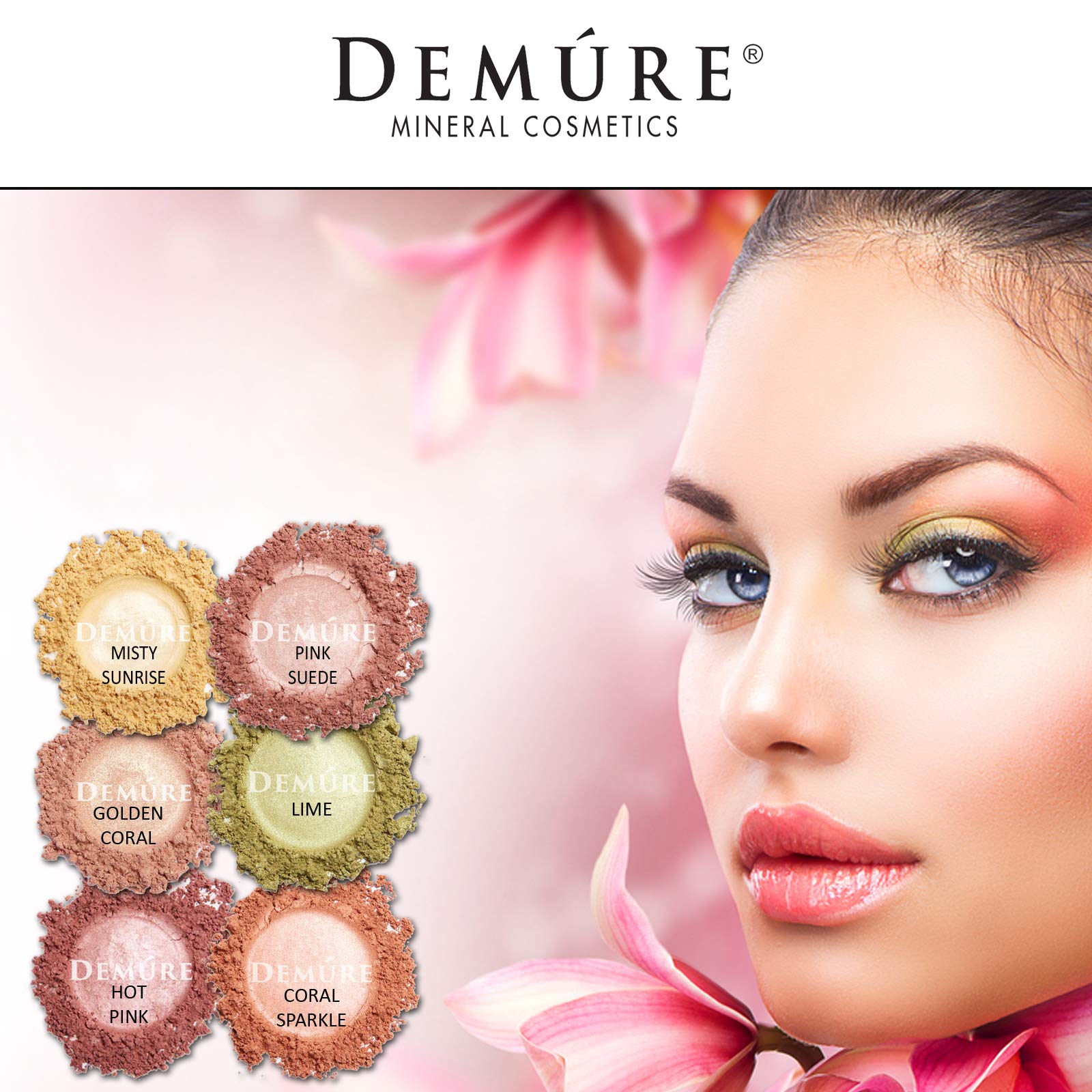 Demure long-wear water-resistant eyeshadow with vibrant shimmer