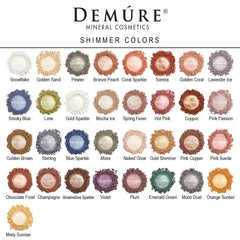 Demure made-in-usa mineral eyeshadow formula with no additives