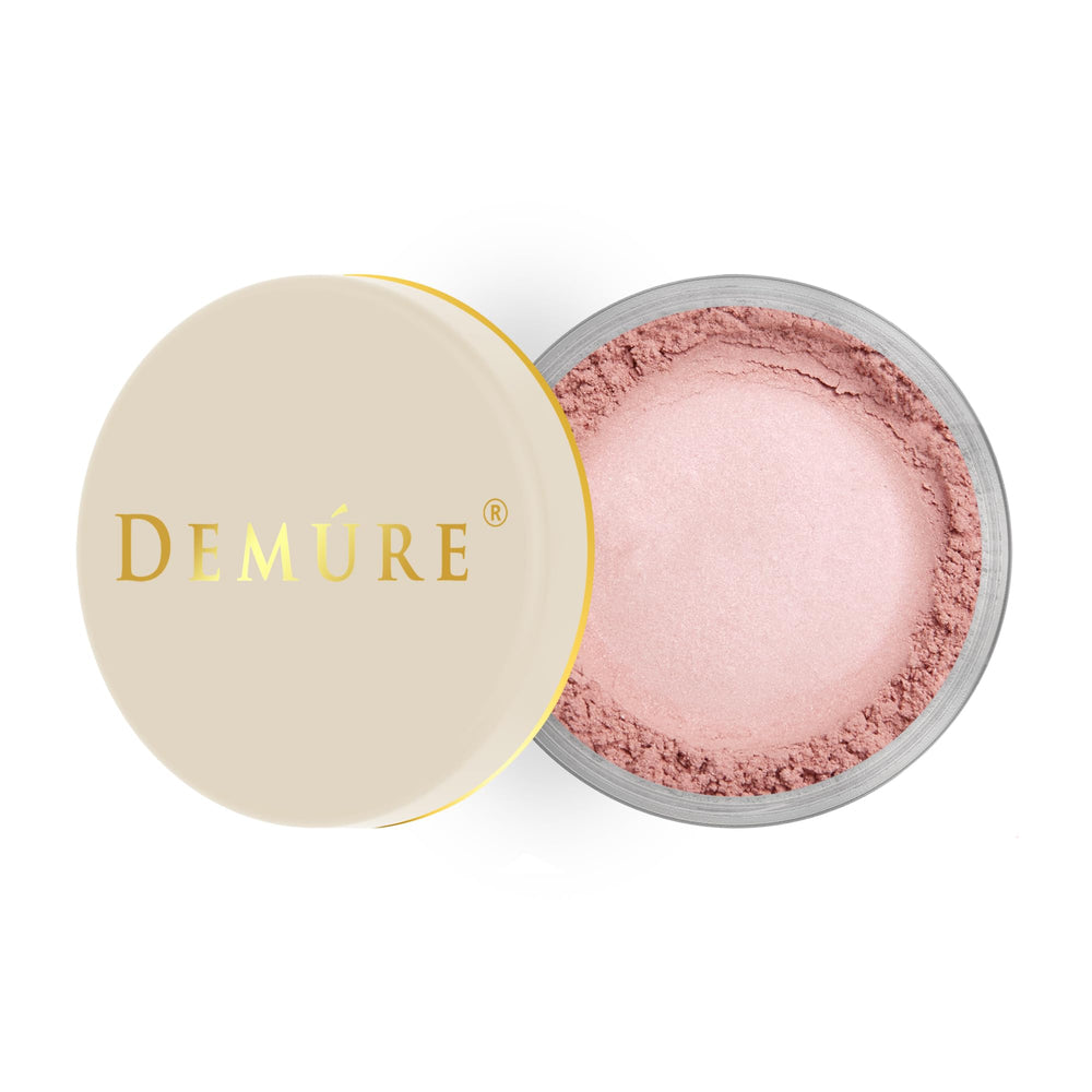 Demure Mineral Blush application with brush for easy layering