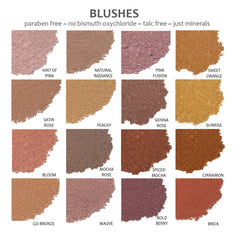 DEMURE mineral blush natural radiance glow under daylight elevates makeup.