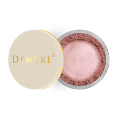 Demure Mineral Blush palette front view with natural minerals for breathable color.