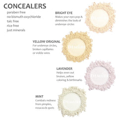 DEMÚRE Demure Mineral Concealer bright-eye usage on inner corner for lift.