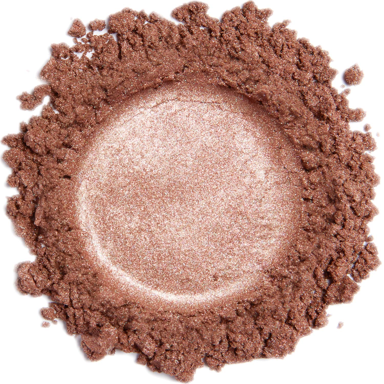 DEMÚRE Mineral Eye Shadow Deep Champagne glimmer for long-lasting lid shine.