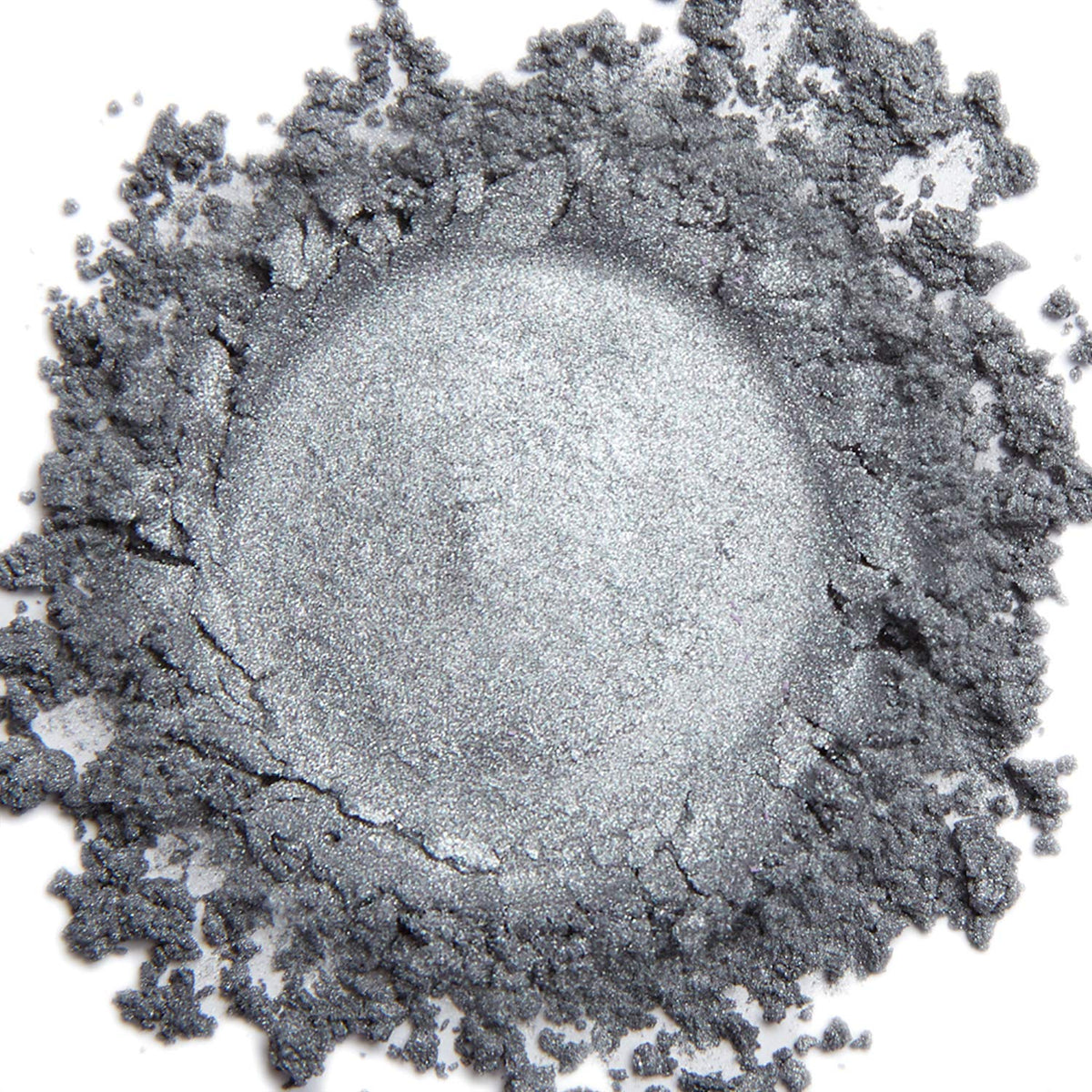 Demure Mineral Eye Shadow Sterling open palette with natural shimmer pigments for versatile looks.
