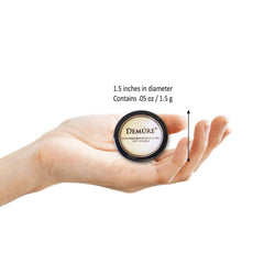 DEMÚRE packaging highlights premium, natural mineral formula