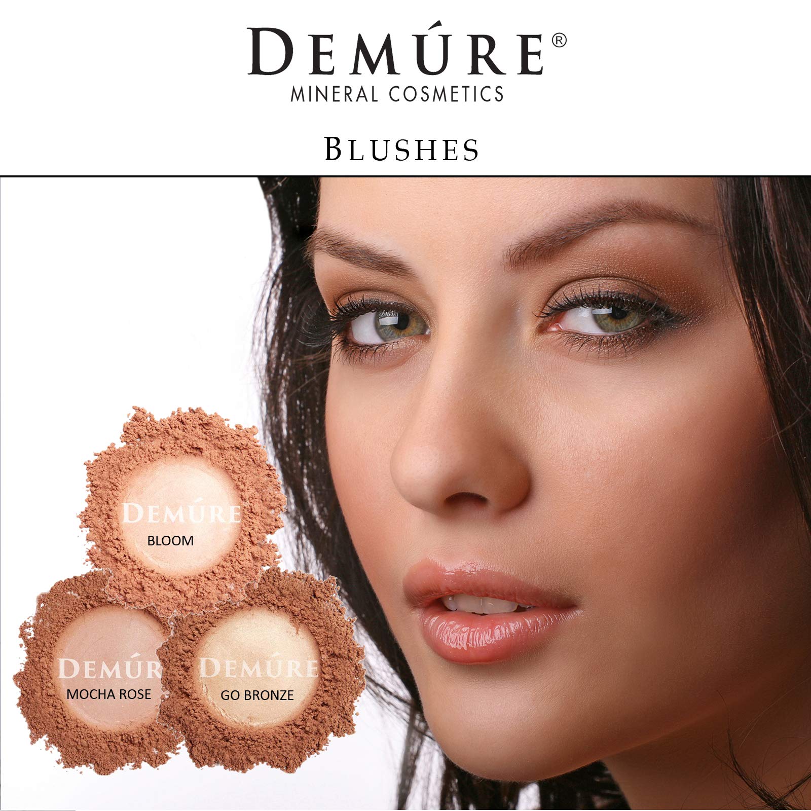 DEMÚRE skin-friendly mineral formula suited for sensitive and diverse skin types