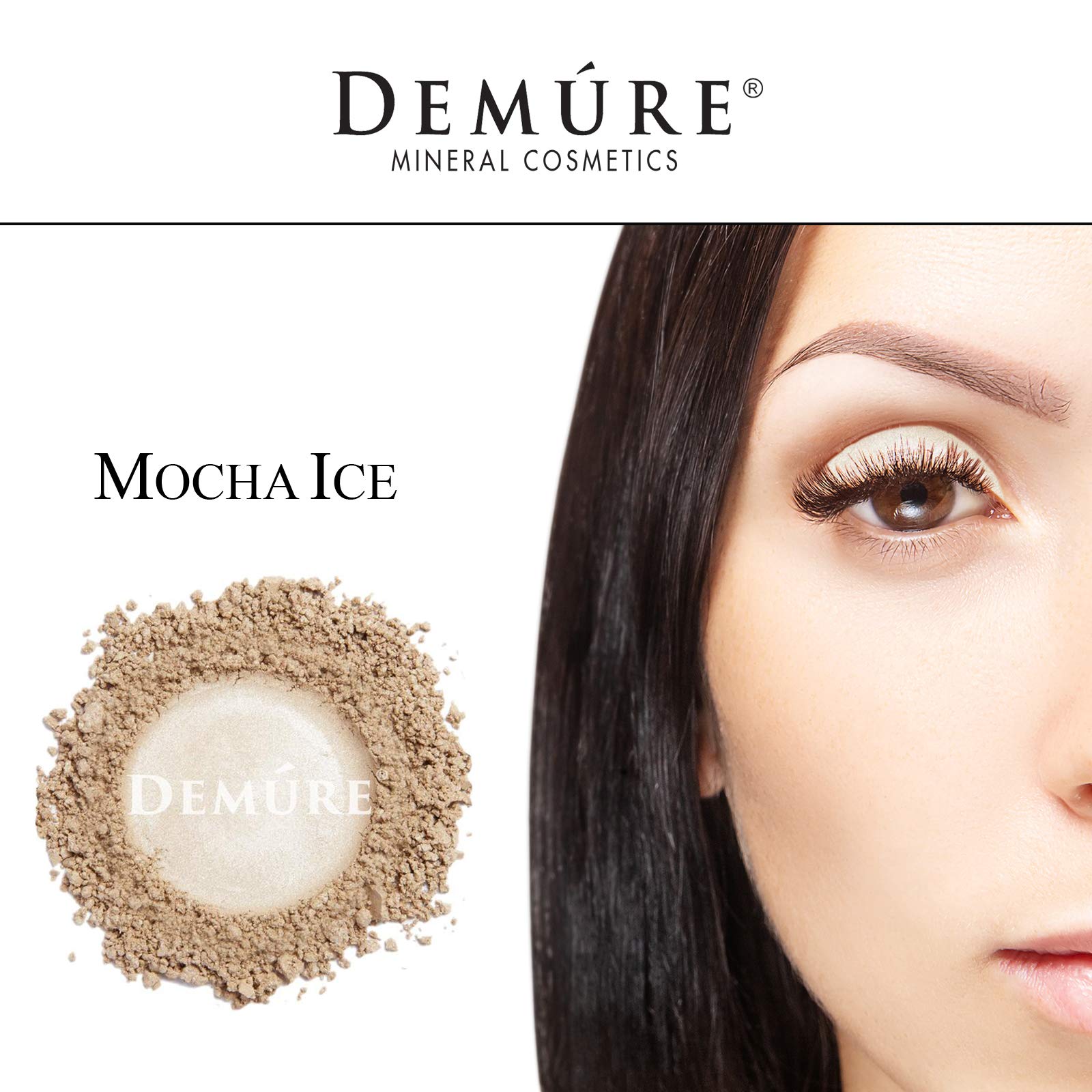DEMÚRE Water-Resistant, Breathable mineral shadow offers all-day wear.