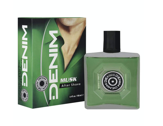 Denim aftershave musk bottle for long-lasting, refined grooming.
