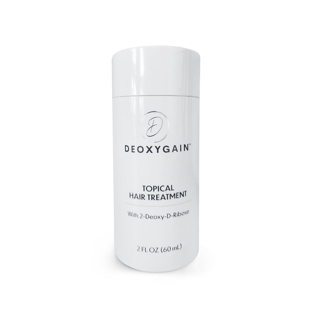 Non-sticky, fast-absorbing Deoxygain serum on hair.