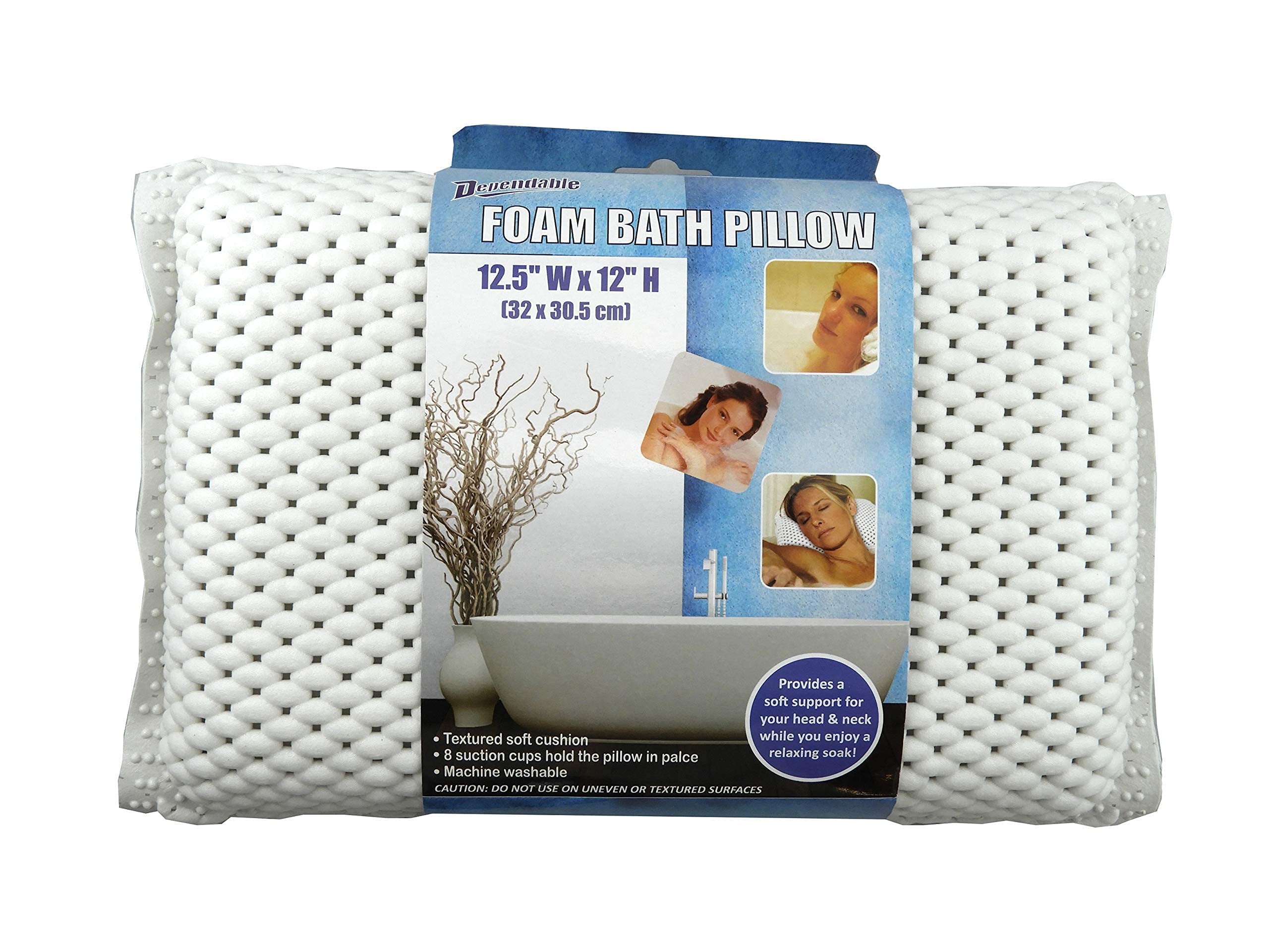 Dependable Industries Essentials per-pack includes two pillows per order.