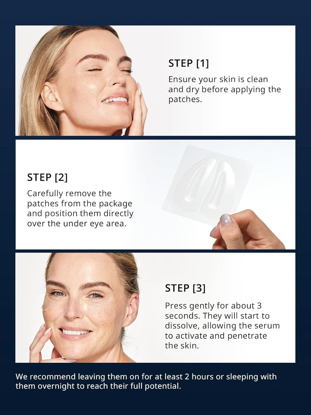 depology Deepcare+ improved-looking under-eye area after treatment