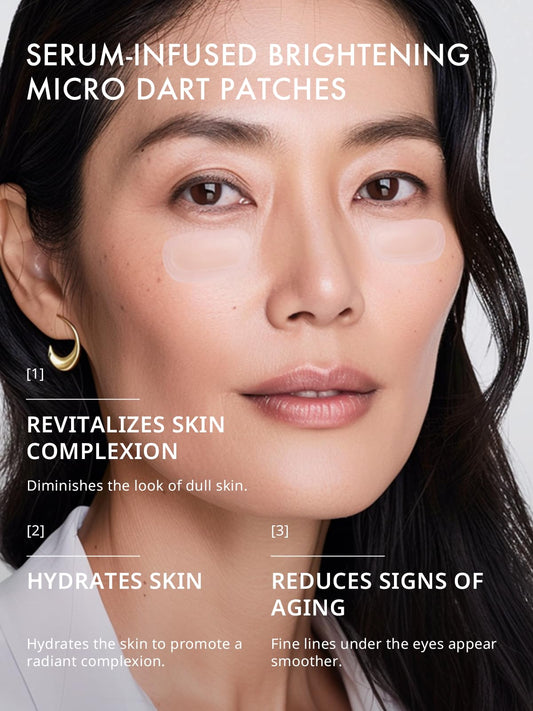 Depology Deepcare patches on skin with micro-darts dissolving