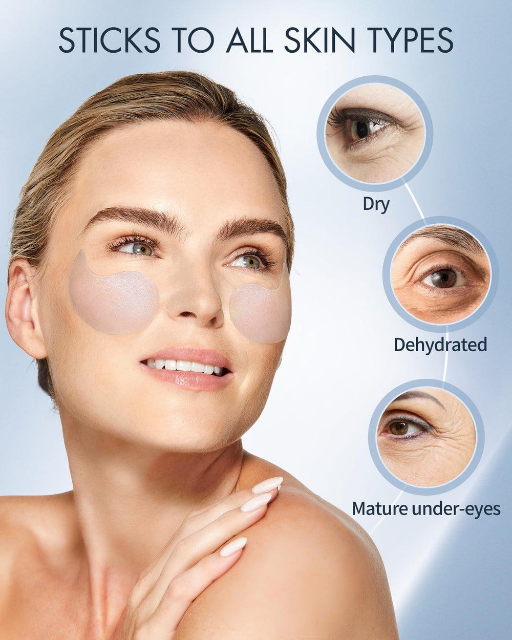 depology night-time eye patch therapy fits around the eye for 10–15 minutes.