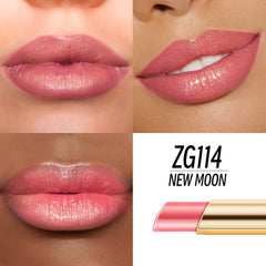 Depuplum apricot nude gloss packaging close-up highlights creamy texture
