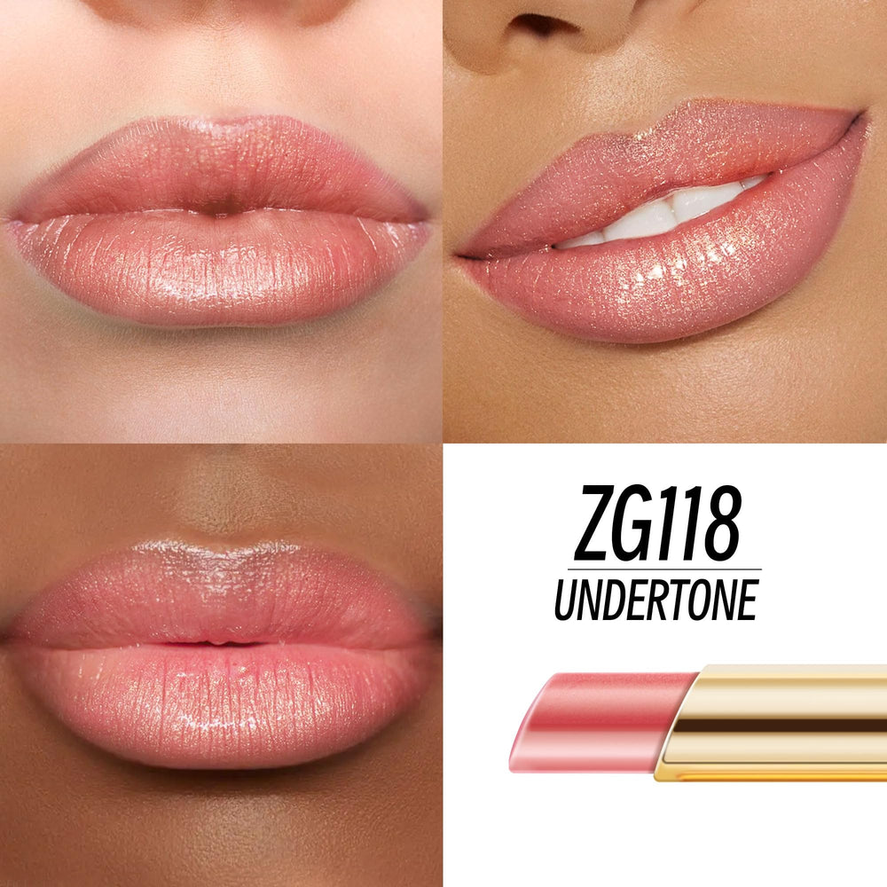 Depuplum lip gloss with diamond reflection for radiant shine.