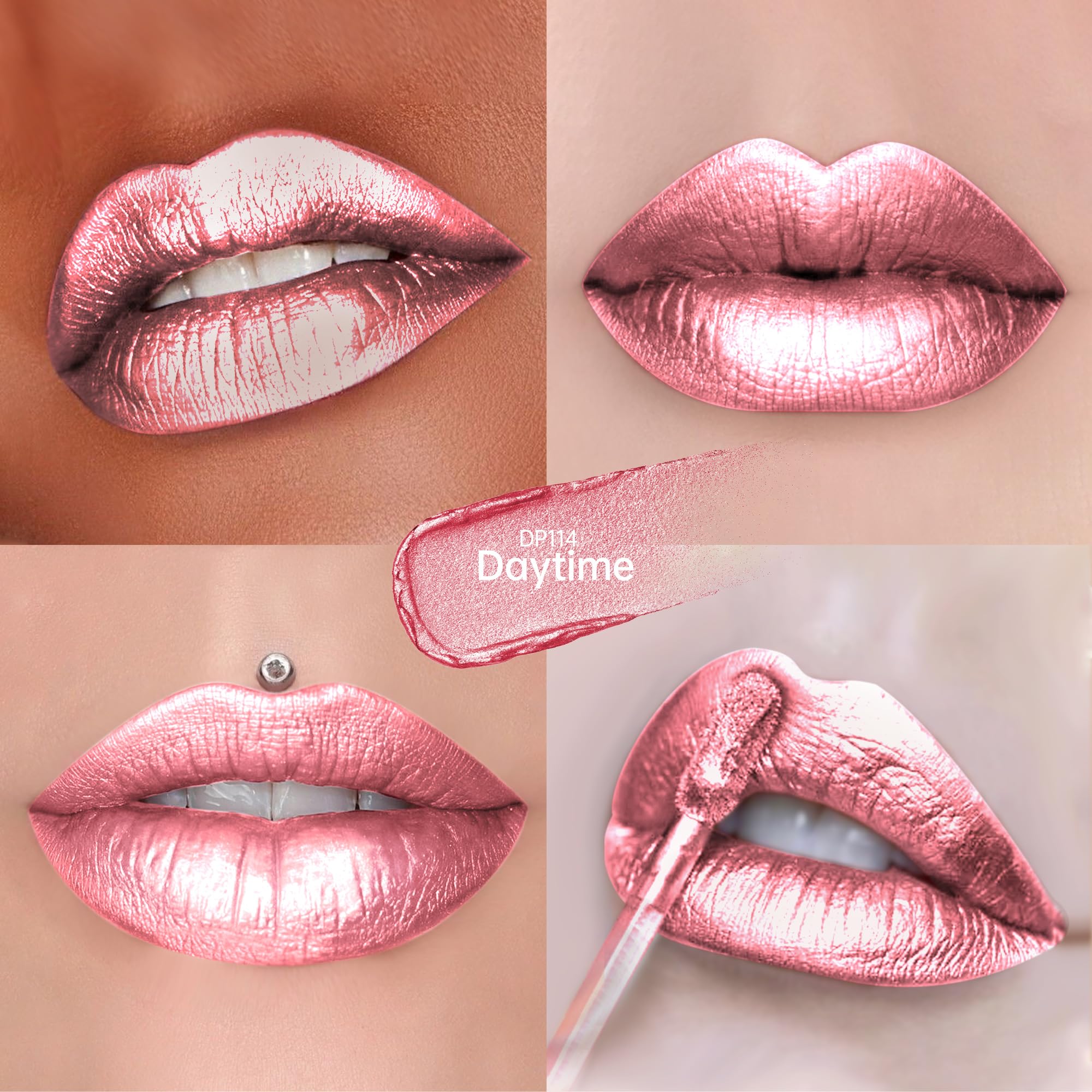 Depuplum lipsticks luxury metal packaging adds a premium touch.