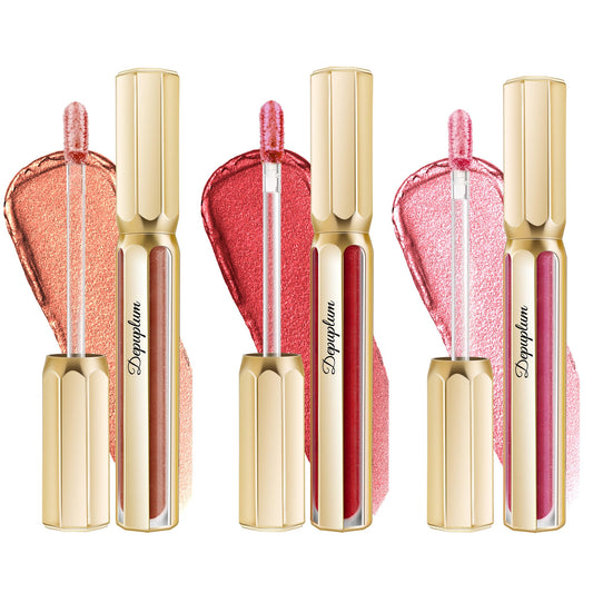 Depuplum lipsticks metal-shine tube highlights premium packaging for daily luxury.