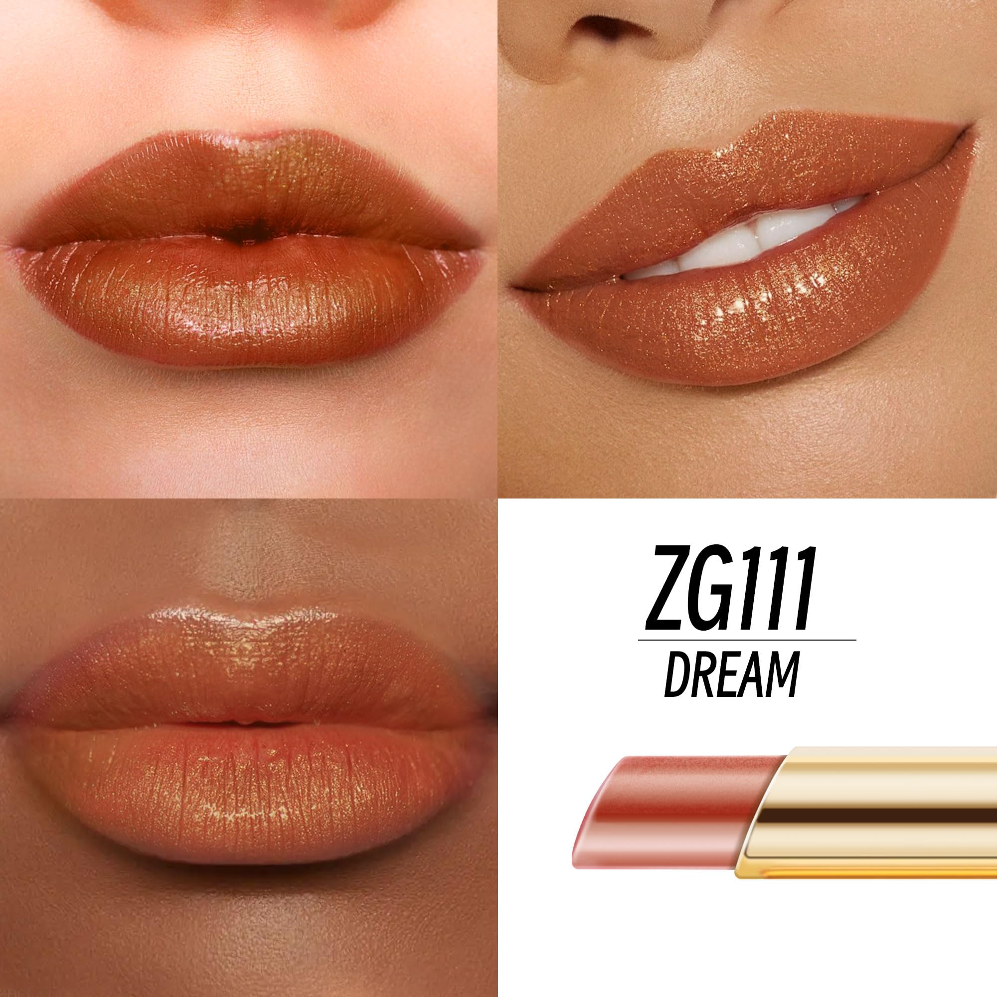 Depuplum nude shade tube close-up reveals natural, everyday lip color option.
