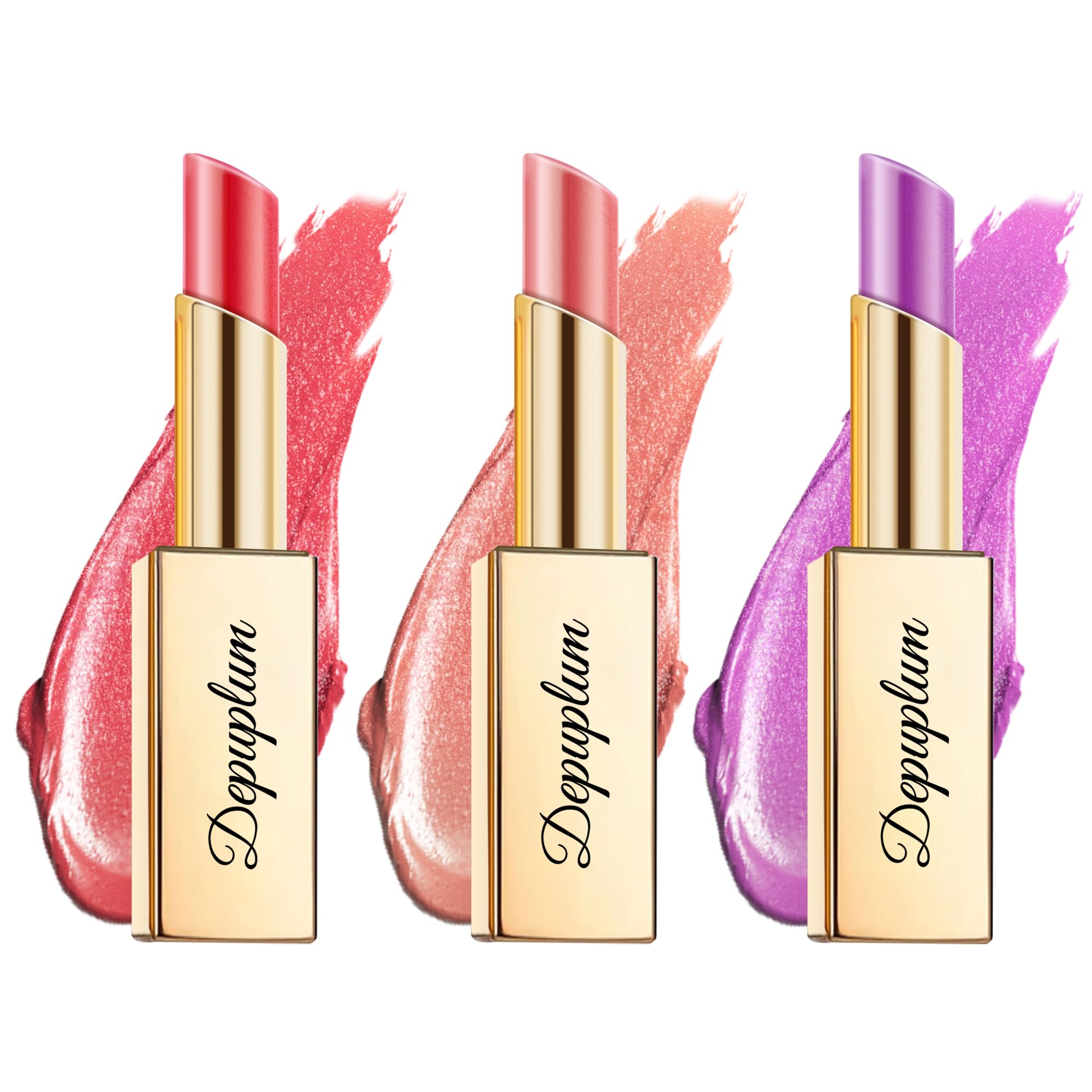Depuplum lipset packaging detail highlighting premium design and cruelty-free branding.