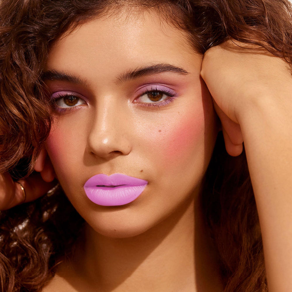Depuplum vegan lipstick rose oil and Vitamin E close-up nourishing look