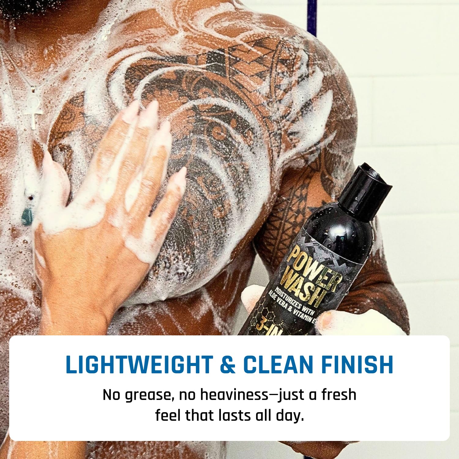 Derm Dude compact 8oz travel bottle ideal for gym bags