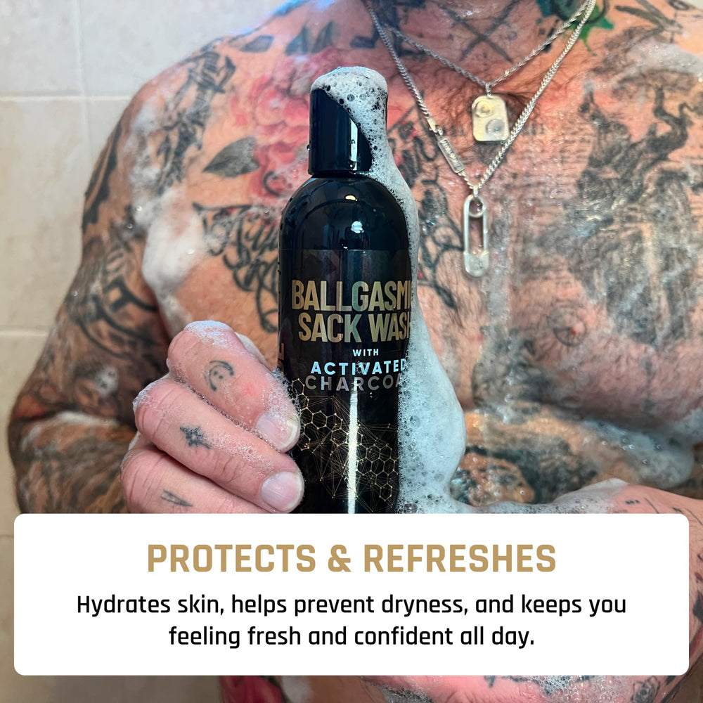 Derm Dude BallGasmic Sweet Whiskey scent conveys masculine fragrance.