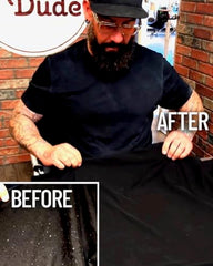 BeardGasmic bottle being poured for easy 2-in-1 use.