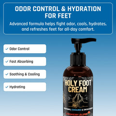 Derm Dude Holy Foot Cream Strawberry Lollipop scent hints at pleasant fragrance.