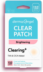 Derma Angel dark spot patches applied on skin for active acne protection