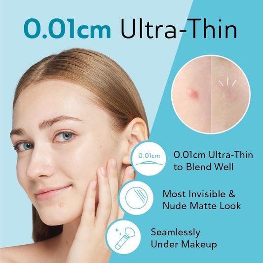 DERMA ANGEL daytime 10mm patches applied for discreet daytime coverage.