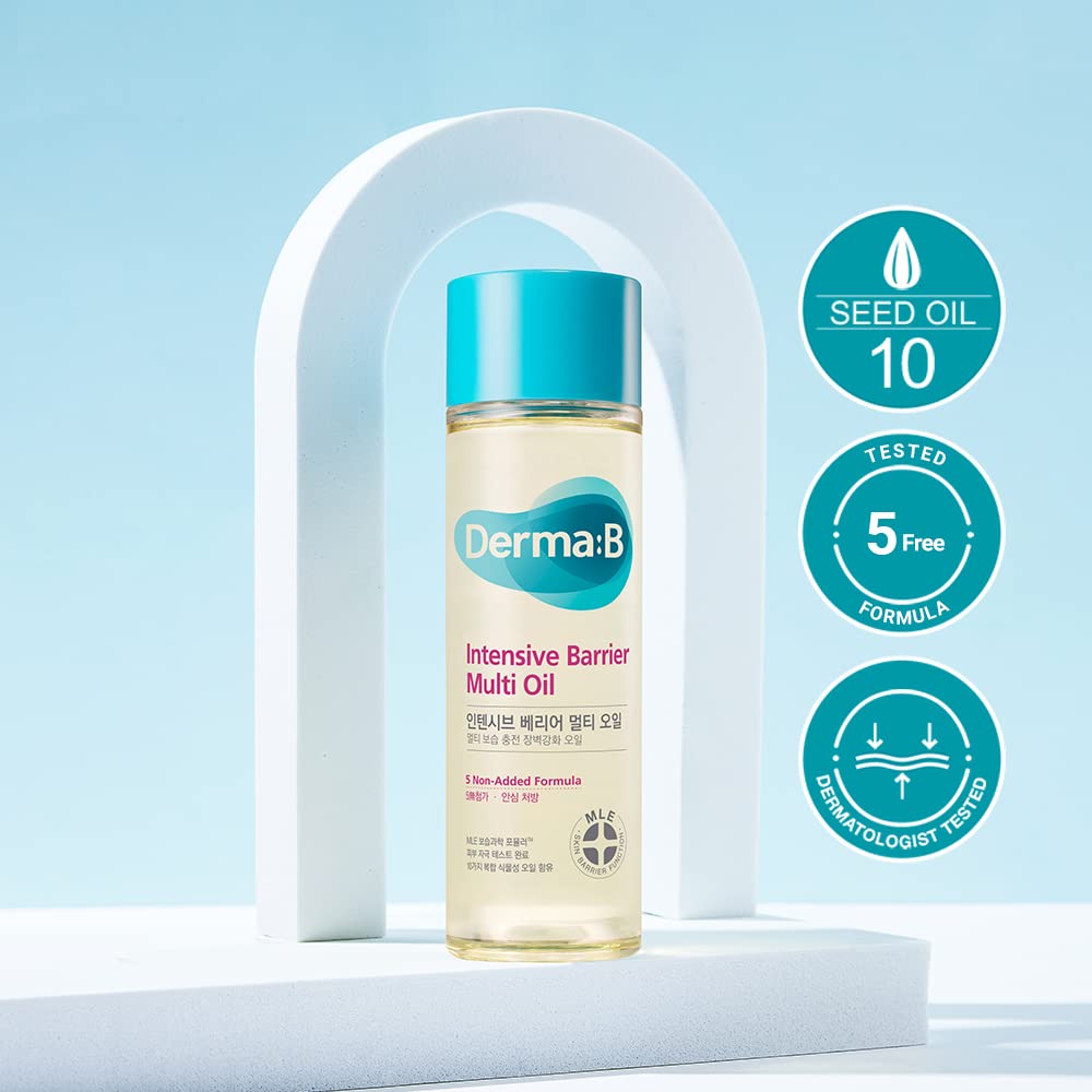 Derma B Intensive Barrier Multi Body Oil allergen-free fragrance scent