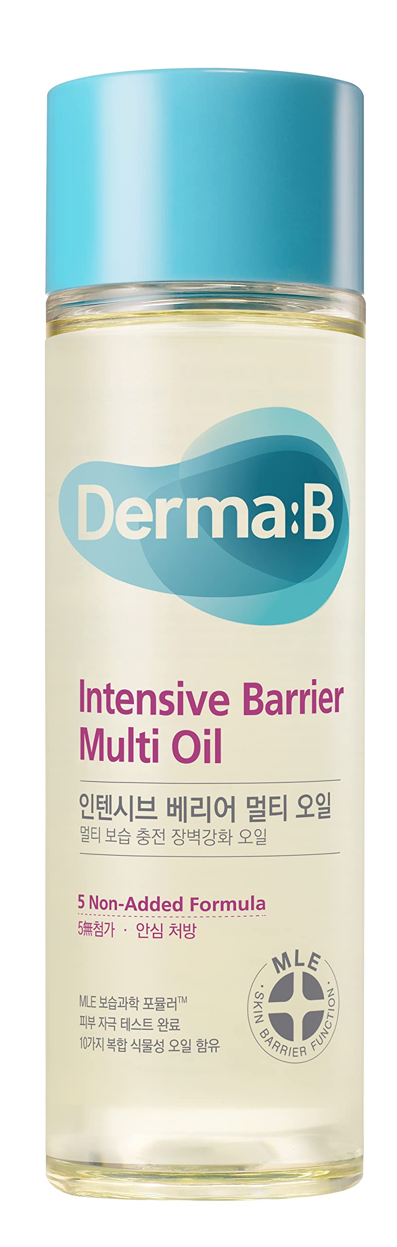 Derma B Intensive Barrier Multi Body Oil bottle shows lightweight hydration after shower