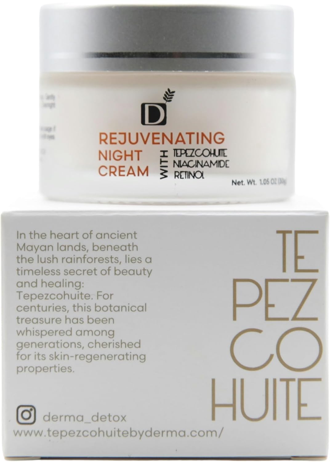 Derma Detox Rejuvenating Night Cream with Retinol — smoother skin and even tone.