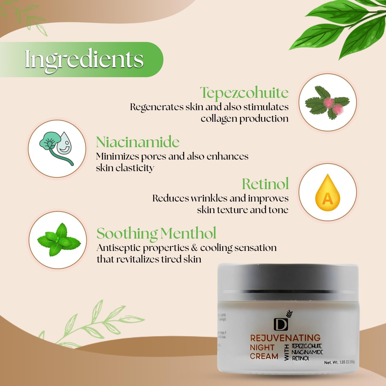 Derma Detox Tepezcohuite Extract — supports regeneration and calm appearance.