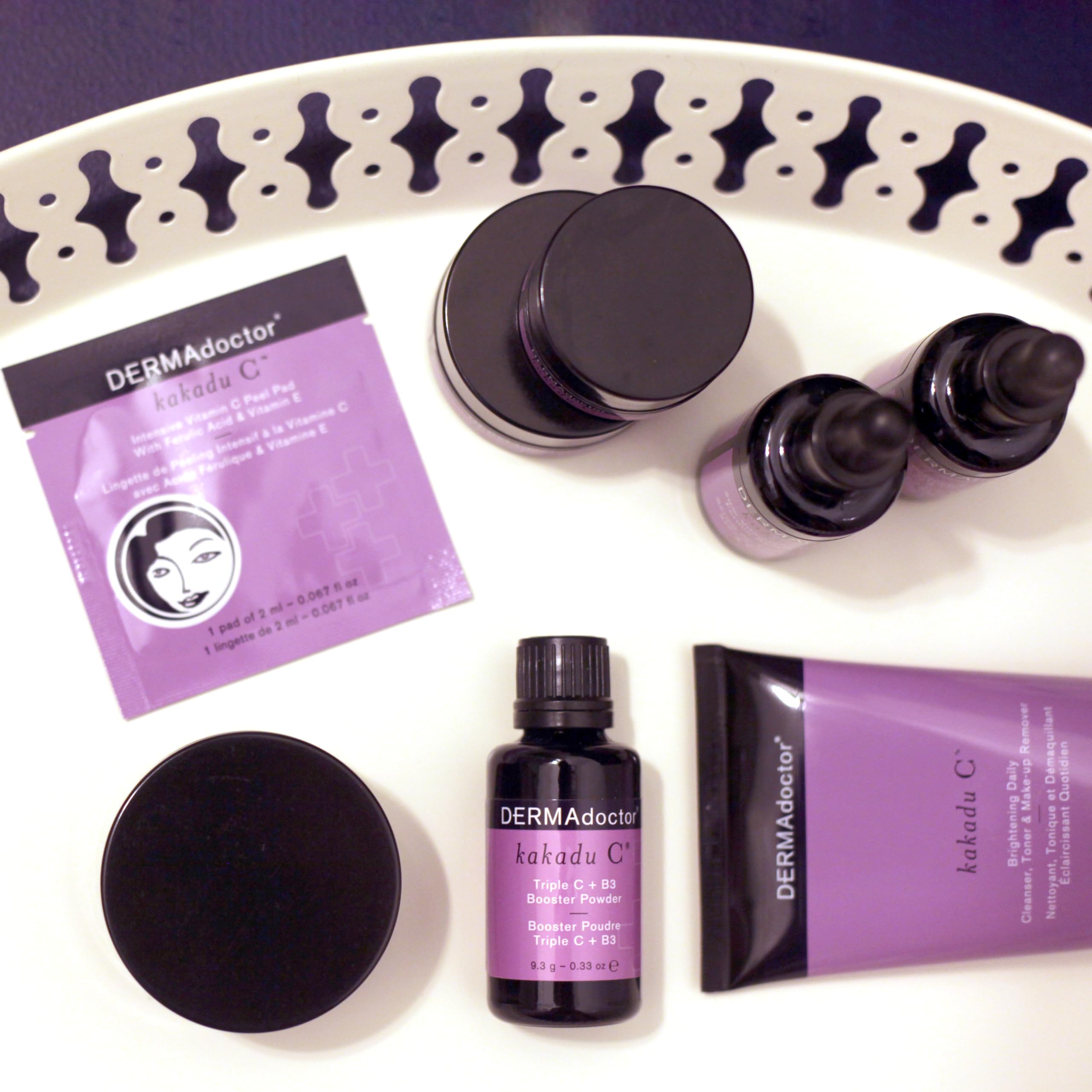 DERMAdoctor Kakadu C brightening boost enhances daily regimen.