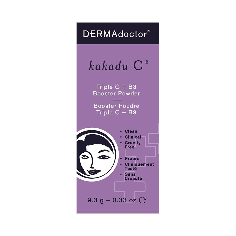 DERMAdoctor Kakadu C Kakadu Plum source highlights natural vitamin C.