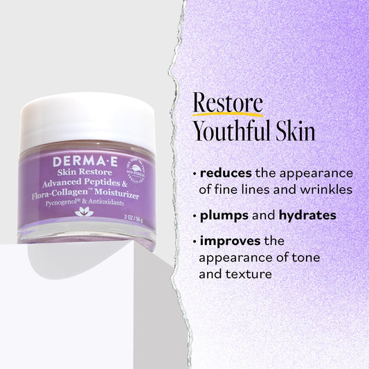 Derma E moisturizer texture close-up—silky, soothing nightly application