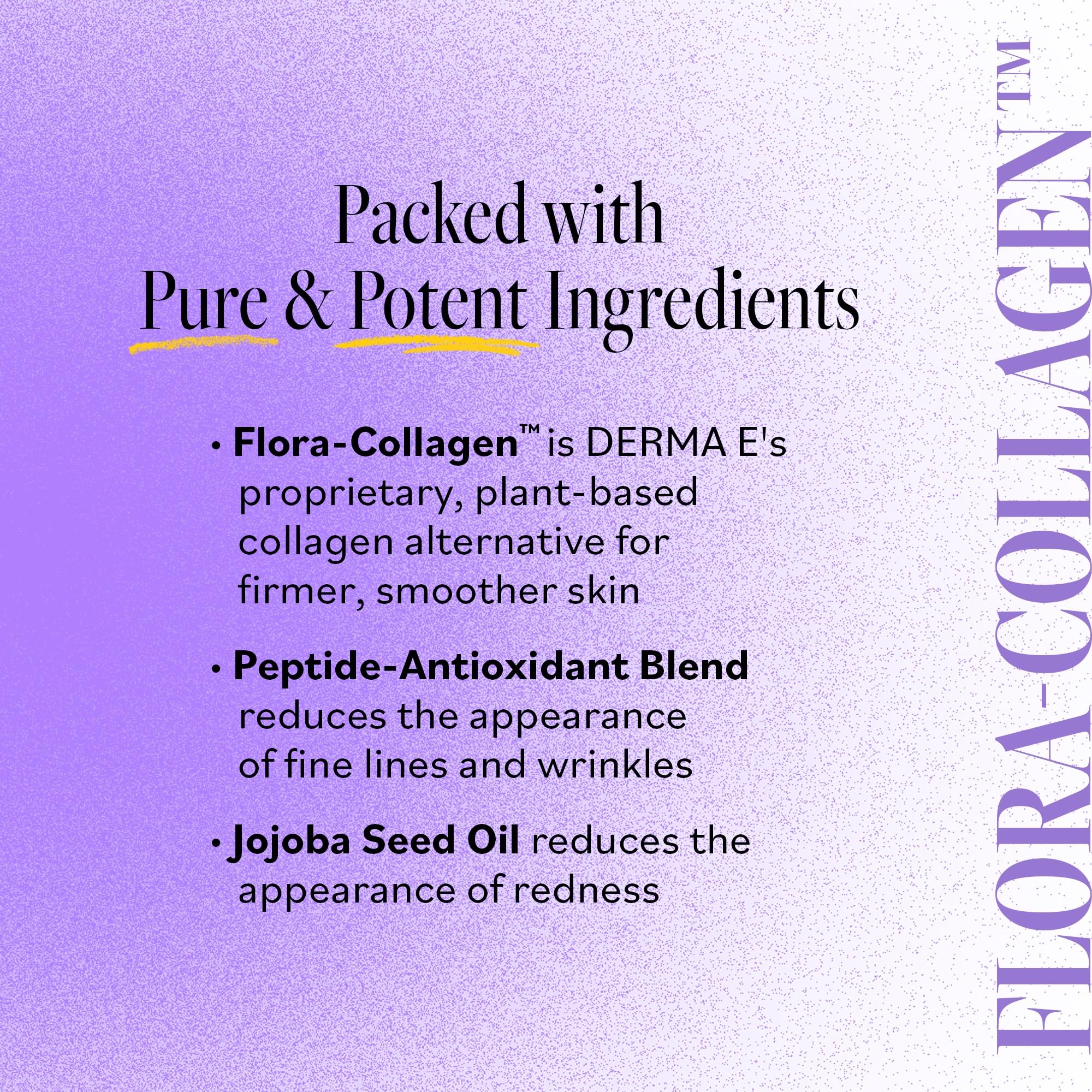 Derma E Pycnogenol hydration ingredient focus—boosts moisture retention in formula