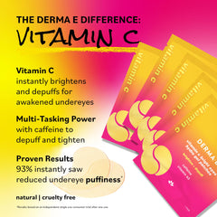 Derma E sodium hyaluronate hydration under-eye patches moisturize the eye area