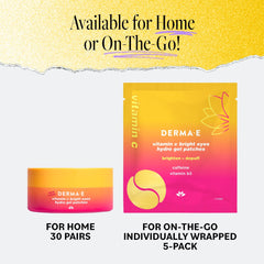 Derma E vegan dermatologist-approved under-eye patches suitable for sensitive skin