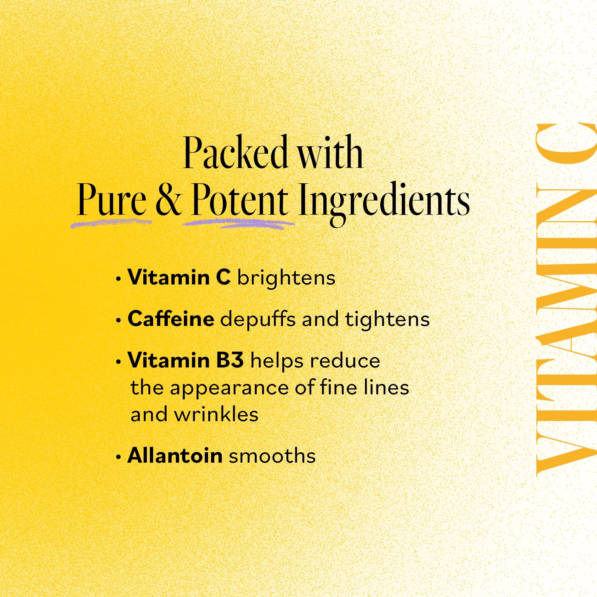 Derma E Vitamin B3 brightening under-eye patches counter dull tones