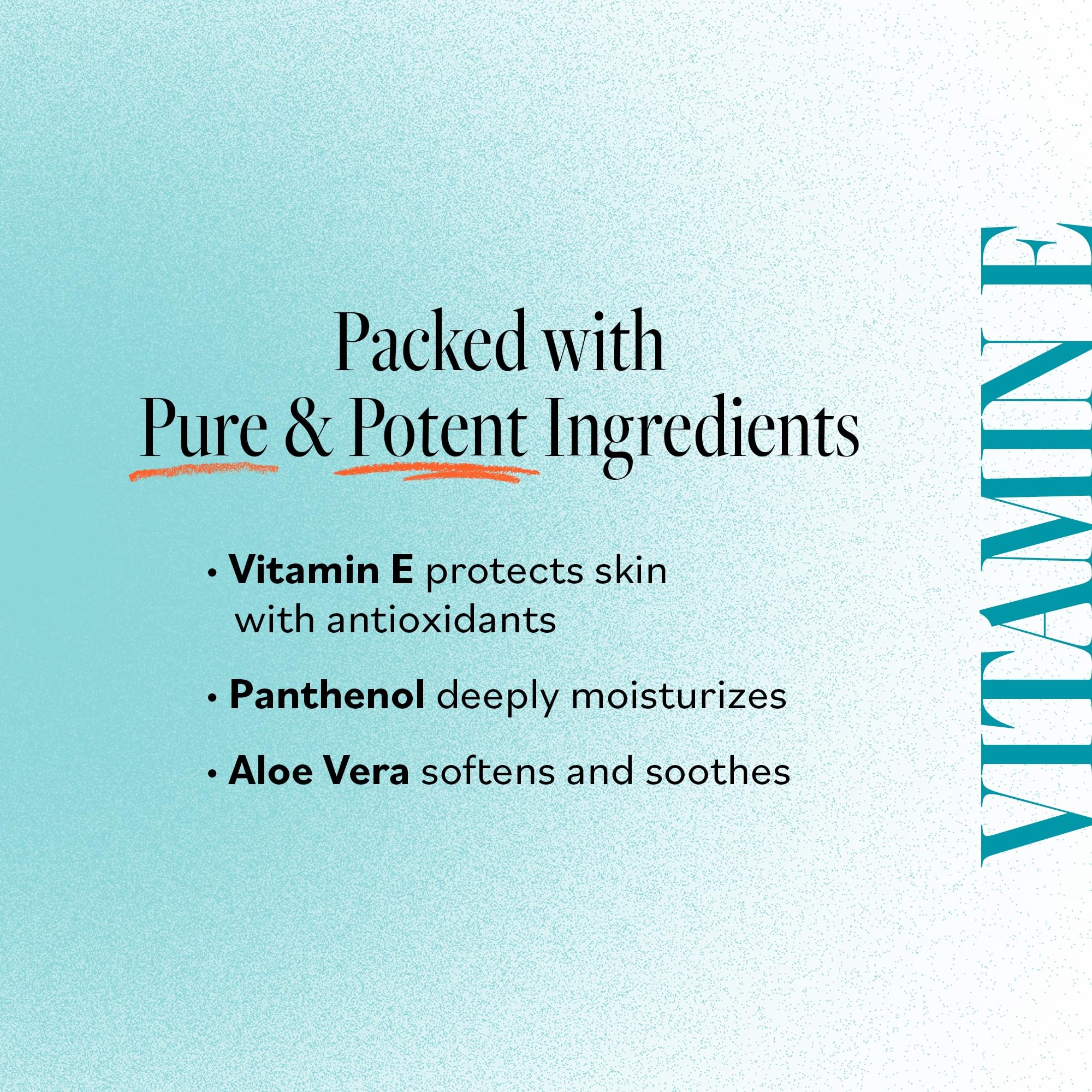 Derma E Vitamin E cream on the body delivering rich moisture