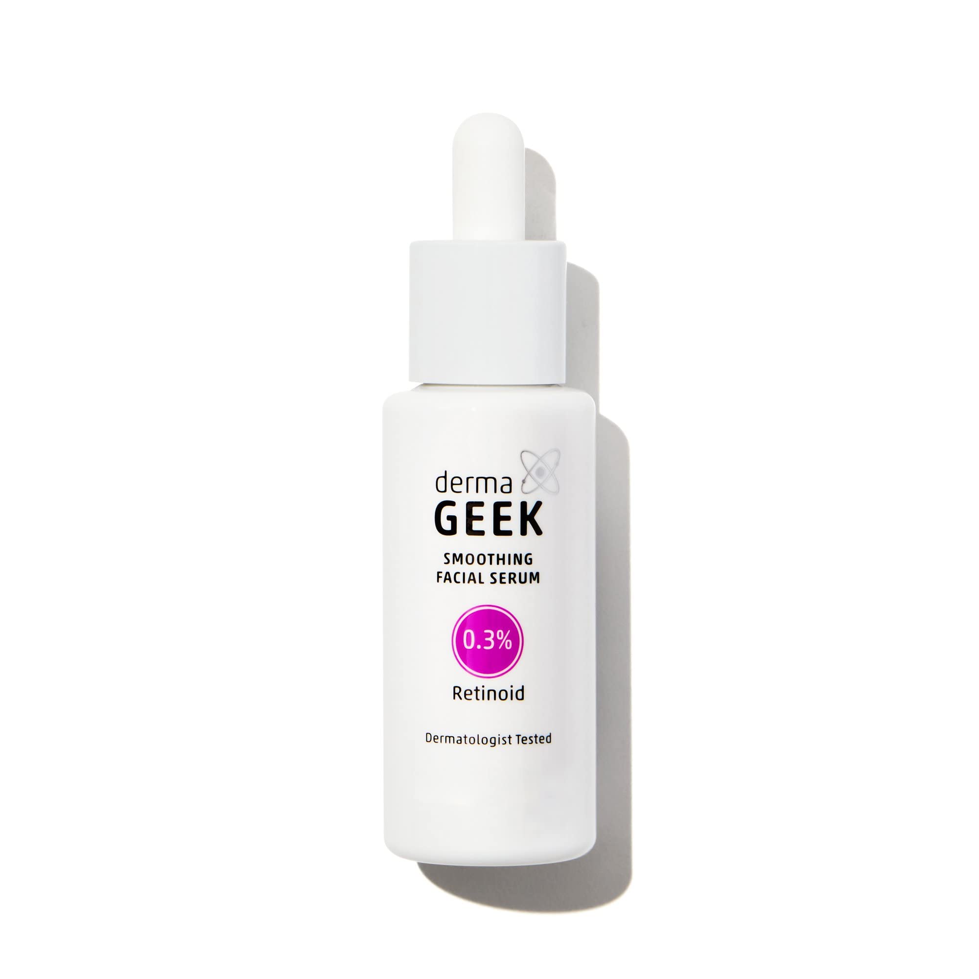 Close-up of the serum dropper showcasing easy daily application.