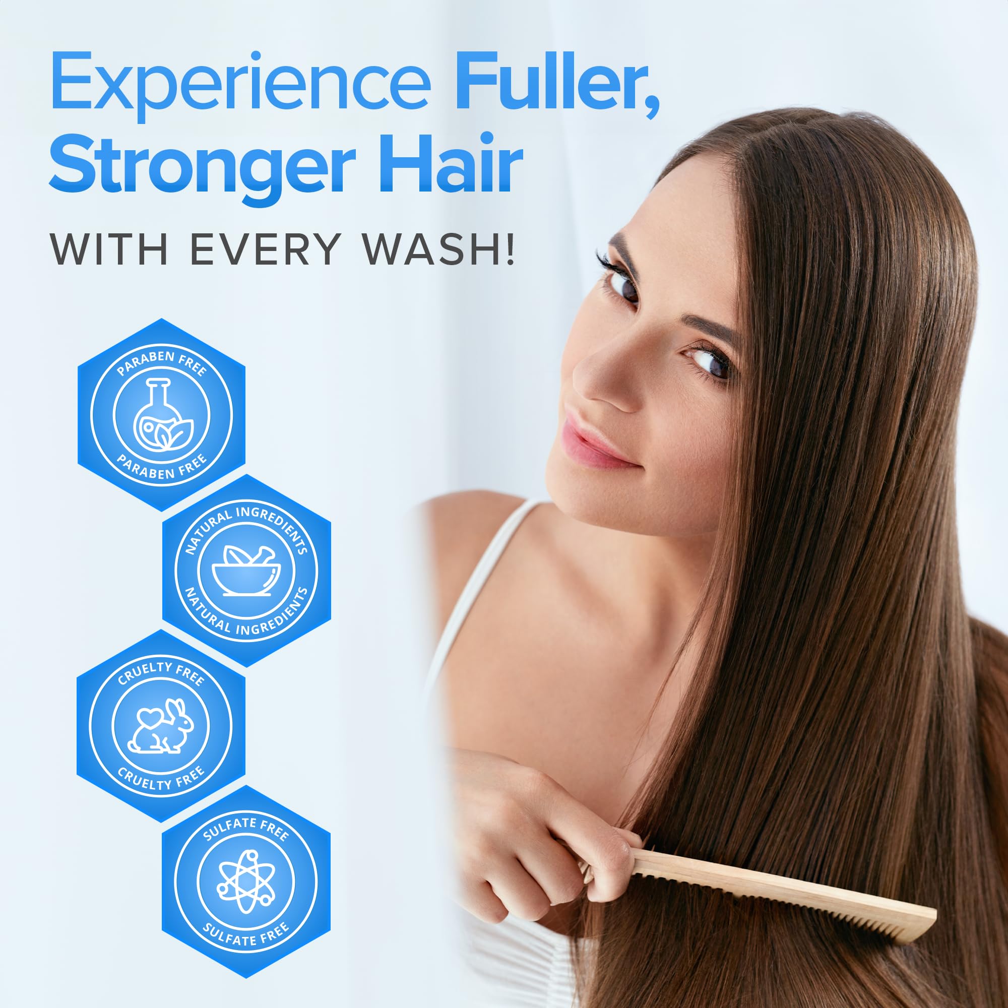 DermaChange sulfate-free formula foaming lather for color-treated hair